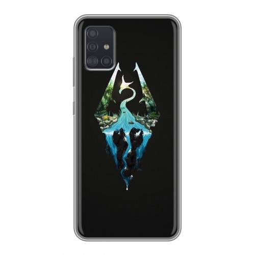 Дизайнерский силиконовый чехол для Samsung Galaxy A51 Skyrim