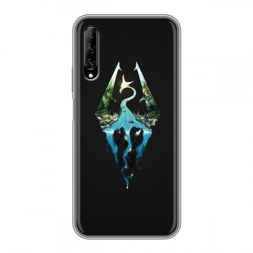 Дизайнерский силиконовый чехол для Huawei Y9s Skyrim