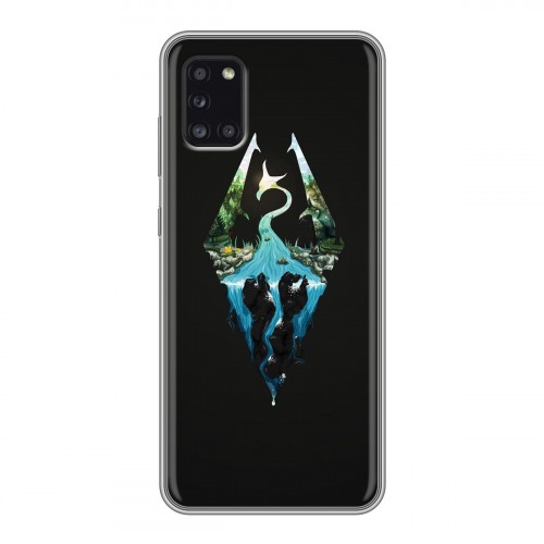 Дизайнерский силиконовый чехол для Samsung Galaxy A31 Skyrim