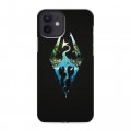 Дизайнерский силиконовый чехол для Iphone 12 Skyrim