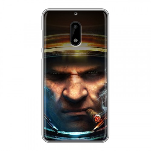 Дизайнерский пластиковый чехол для Nokia 6 Starcraft