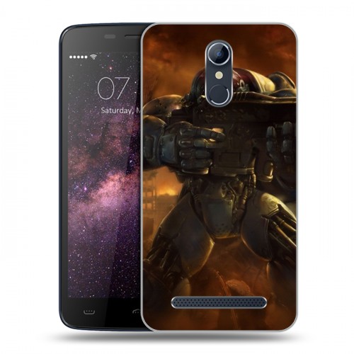 Дизайнерский силиконовый чехол для Homtom HT17 Starcraft