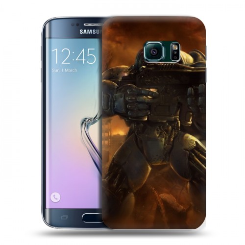 Дизайнерский пластиковый чехол для Samsung Galaxy S6 Edge Starcraft
