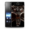 Дизайнерский пластиковый чехол для Sony Xperia TX Witcher