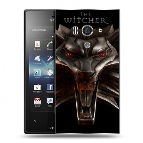 Дизайнерский пластиковый чехол для Sony Xperia acro S Witcher