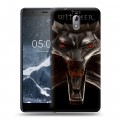 Дизайнерский пластиковый чехол для Nokia 3.1 Witcher