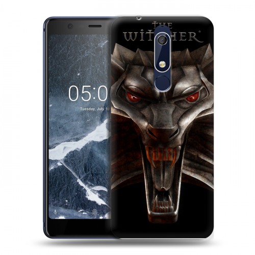 Дизайнерский пластиковый чехол для Nokia 5.1 Witcher