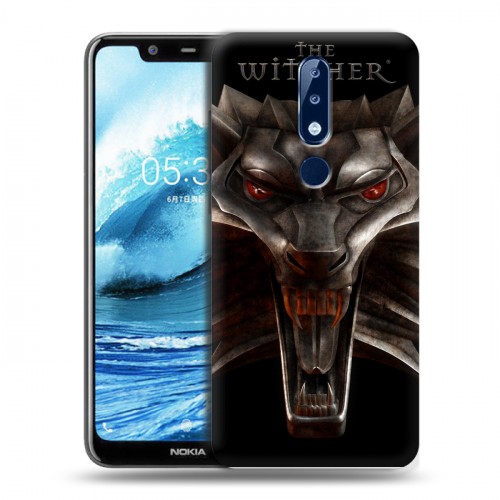 Дизайнерский силиконовый чехол для Nokia 5.1 Plus Witcher