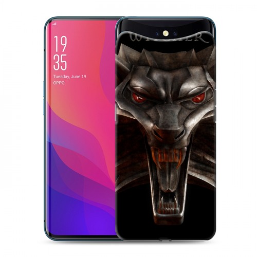 Дизайнерский силиконовый чехол для OPPO Find X Witcher