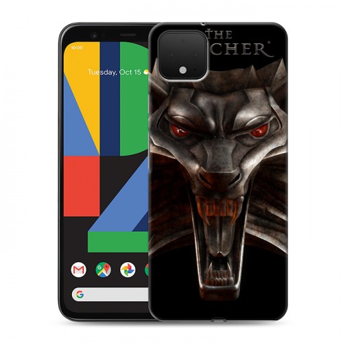 Дизайнерский пластиковый чехол для Google Pixel 4 Witcher