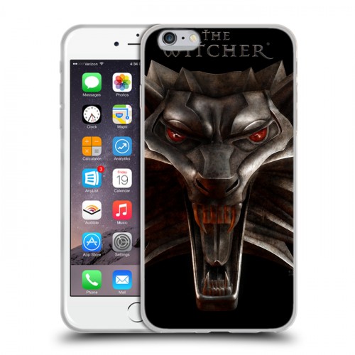 Дизайнерский силиконовый чехол для Iphone 6 Plus/6s Plus Witcher