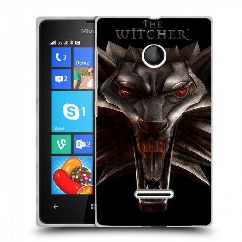 Дизайнерский пластиковый чехол для Microsoft Lumia 435 Witcher