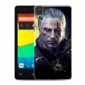 Дизайнерский силиконовый чехол для BQ Aquaris E4.5 Witcher