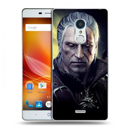 Дизайнерский пластиковый чехол для ZTE Blade X9 Witcher