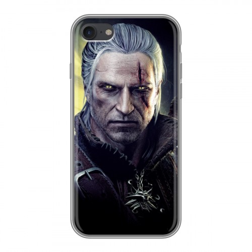 Дизайнерский силиконовый чехол для Iphone 7 Witcher