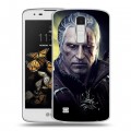 Дизайнерский пластиковый чехол для LG K8 Witcher