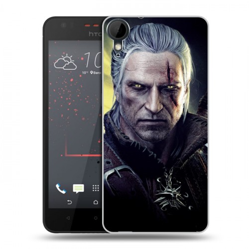 Дизайнерский пластиковый чехол для HTC Desire 825 Witcher