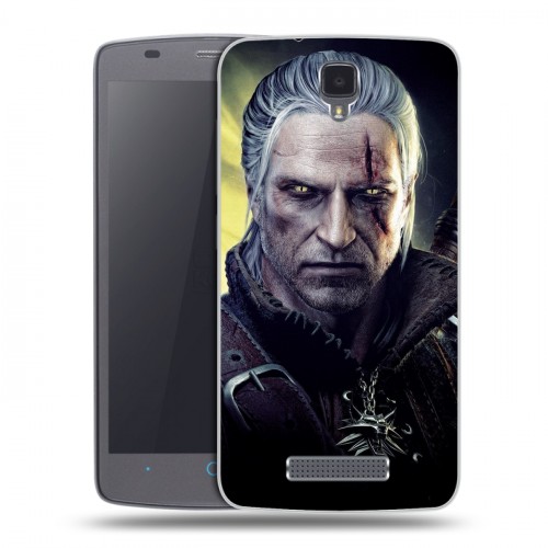 Дизайнерский силиконовый чехол для ZTE Blade L5 Witcher