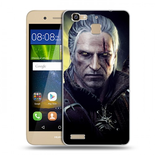 Дизайнерский пластиковый чехол для Huawei GR3 Witcher