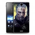 Дизайнерский пластиковый чехол для Sony Xperia TX Witcher