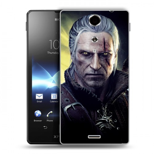 Дизайнерский пластиковый чехол для Sony Xperia TX Witcher