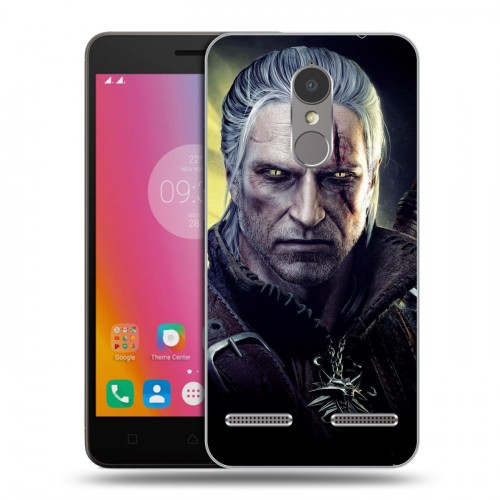 Дизайнерский пластиковый чехол для Lenovo K6 Witcher