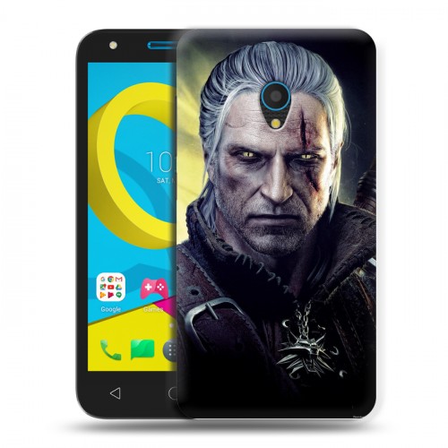 Дизайнерский пластиковый чехол для Alcatel U5 Witcher