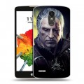 Дизайнерский пластиковый чехол для LG Stylus 3 Witcher