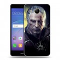 Дизайнерский пластиковый чехол для Huawei Y3 (2017) Witcher