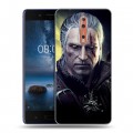 Дизайнерский пластиковый чехол для Nokia 8 Witcher