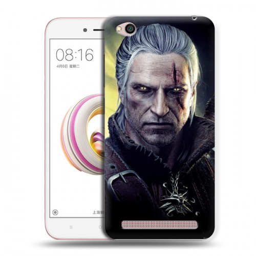 Дизайнерский пластиковый чехол для Xiaomi RedMi 5A Witcher