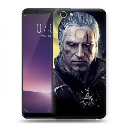 Дизайнерский пластиковый чехол для Vivo V7 Plus Witcher