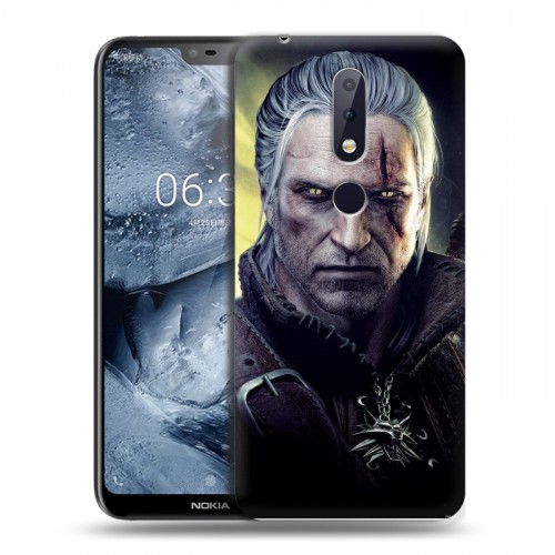 Дизайнерский силиконовый чехол для Nokia 6.1 Plus Witcher