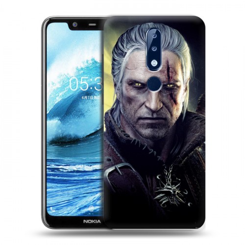 Дизайнерский пластиковый чехол для Nokia 5.1 Plus Witcher