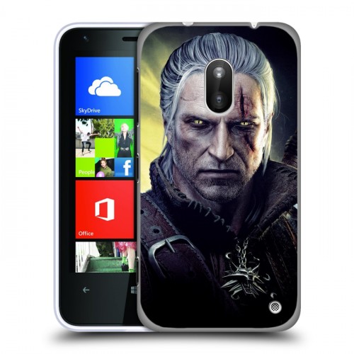 Дизайнерский пластиковый чехол для Nokia Lumia 620 Witcher