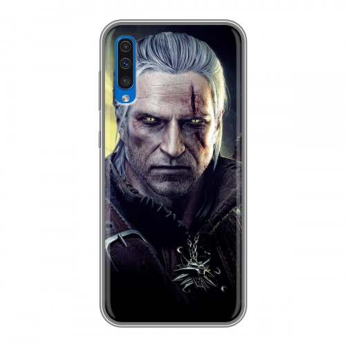 Дизайнерский пластиковый чехол для Samsung Galaxy A50 Witcher