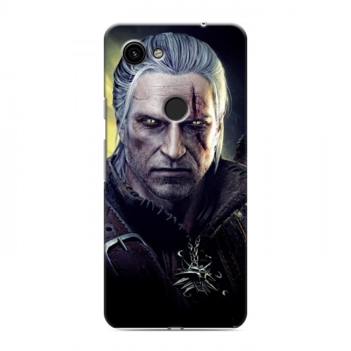 Дизайнерский пластиковый чехол для Google Pixel 3a Witcher