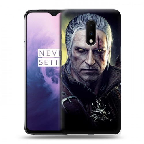 Дизайнерский пластиковый чехол для OnePlus 7 Witcher