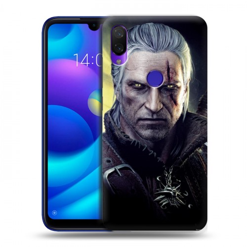 Дизайнерский пластиковый чехол для Xiaomi Mi Play Witcher