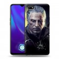 Дизайнерский силиконовый с усиленными углами чехол для OPPO A1k Witcher