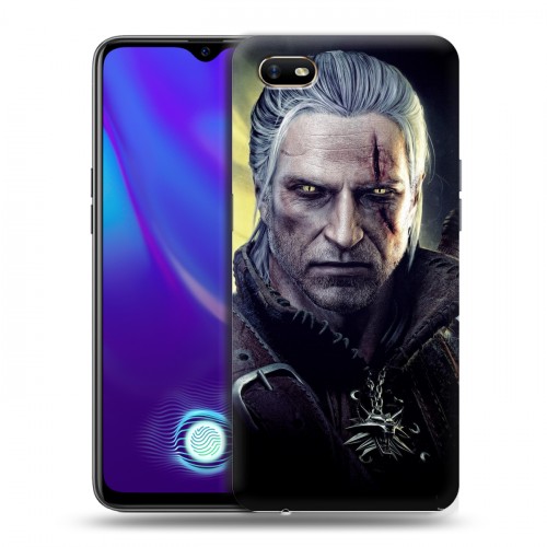 Дизайнерский силиконовый с усиленными углами чехол для OPPO A1k Witcher