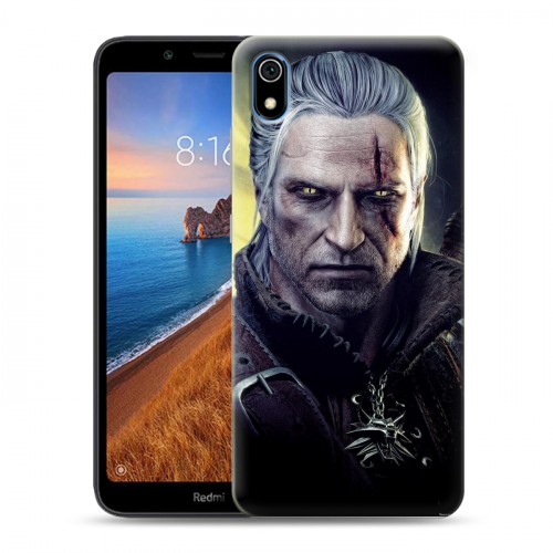 Дизайнерский силиконовый чехол для Xiaomi RedMi 7A Witcher