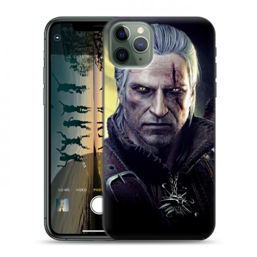 Дизайнерский пластиковый чехол для Iphone 11 Pro Witcher