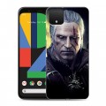 Дизайнерский пластиковый чехол для Google Pixel 4 Witcher