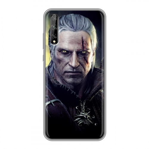 Дизайнерский силиконовый чехол для Huawei Y8p Witcher