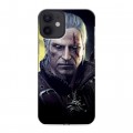 Дизайнерский силиконовый с усиленными углами чехол для Iphone 12 Mini Witcher