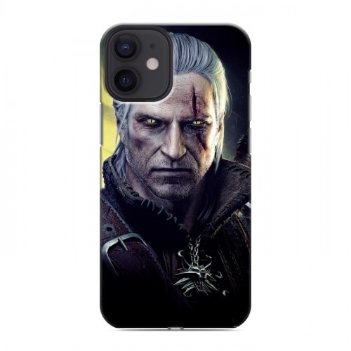 Дизайнерский силиконовый с усиленными углами чехол для Iphone 12 Mini Witcher