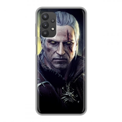 Дизайнерский силиконовый чехол для Samsung Galaxy A32 Witcher