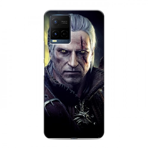 Дизайнерский пластиковый чехол для Vivo Y21 Witcher