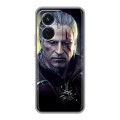 Дизайнерский силиконовый чехол для Vivo T1 Witcher